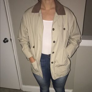 Vintage L.L. Bean flannel lined barn coat